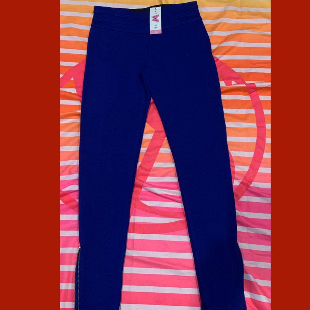 Blue Stretch Pants